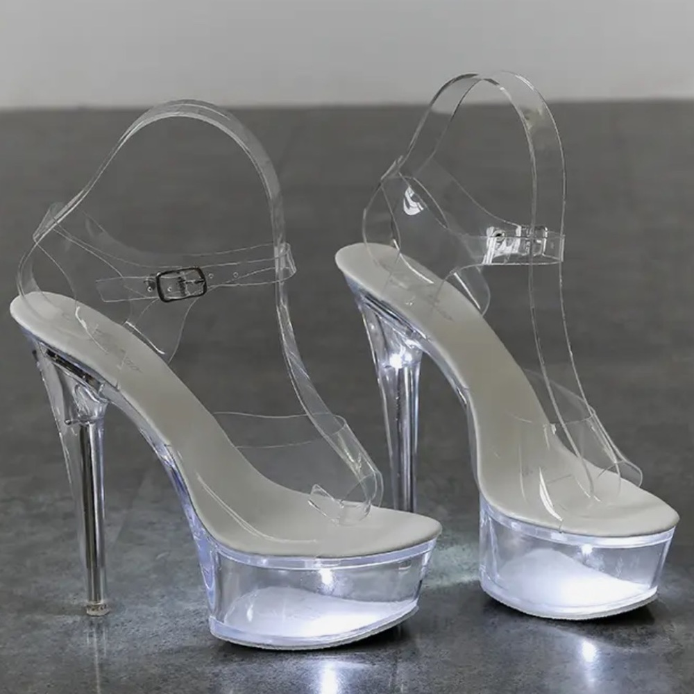 Light up platform heels